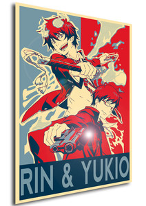 Poster Propaganda Blue Exorcist Rin e Yukio