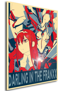 Poster Propaganda Darling in the FRANXX Characters V - Propaganda