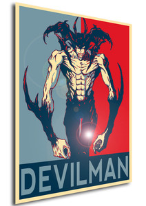 Poster Propaganda Devilman Apocalypse Amon