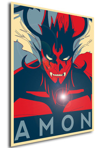 Poster Propaganda Devilman OAV Amon