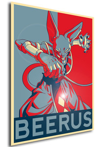 Poster Wanted - Dragon Ball - Beerus - Propaganda World