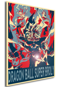 Poster Propaganda Dragon Ball Super Broly Characters