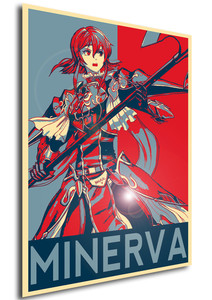 Poster Propaganda Fire Emblem Heroes Minerva