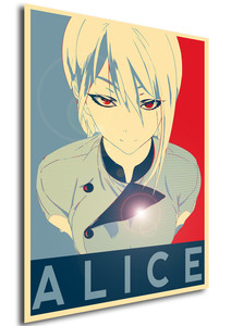 Poster Propaganda Food Wars Alice