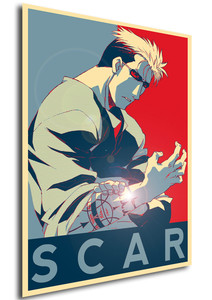 Poster Propaganda Fullmetal Alchemist Scar