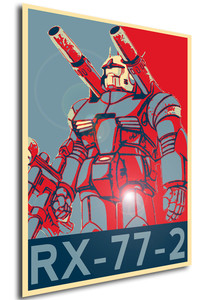 Poster Propaganda Gundam Guncannon
