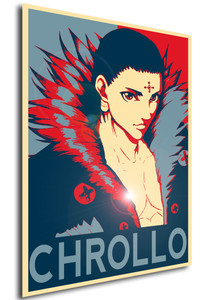 Poster Propaganda Hunter x Hunter Chrollo Poster Propaganda Hunter x Hunter Chrollo
