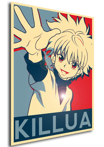 Poster Propaganda Hunter x Hunter Killua V Poster Propaganda Hunter x Hunter Killua V