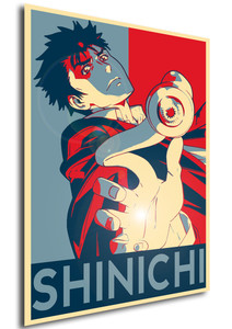 Poster Propaganda Kiseiju Shinichi