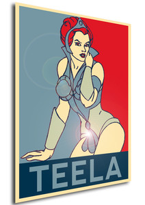Poster Propaganda Masters of the Universe Teela Poster Propaganda Masters of the Universe Teela