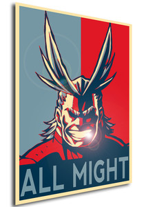 Poster Propaganda My Hero Academia All Might