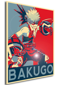 Poster Propaganda My Hero Academia Bakugo V Poster Propaganda My Hero Academia Bakugo V