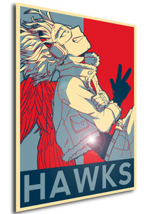 Poster Propaganda My Hero Academia Hawks