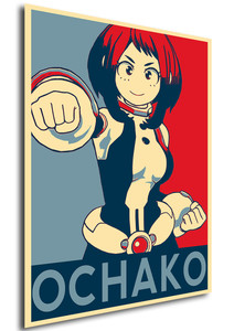 Poster Propaganda My Hero Academia Ochako V