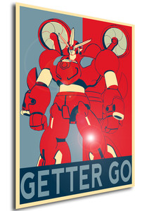 Poster Propaganda ROBOT Getter Go Go Poster Propaganda ROBOT Getter Go Go