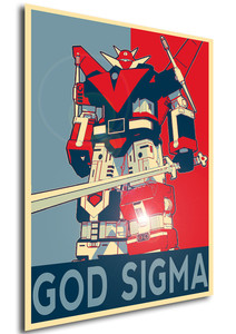 Poster Propaganda ROBOT God Sigma Poster Propaganda ROBOT God Sigma