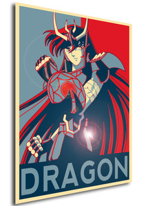 Poster Propaganda Saint Seiya Dragon God Poster Propaganda Saint Seiya Dragon God