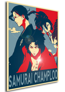 Poster Propaganda Samurai Champloo Characters Poster Propaganda Samurai Champloo Characters