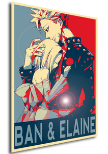 Poster Propaganda Seven Deadly Sins Ban e Elaine Poster Propaganda Seven Deadly Sins Ban e Elaine