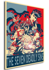 Poster Propaganda Seven Deadly Sins Characters V Poster Propaganda Seven Deadly Sins Characters V