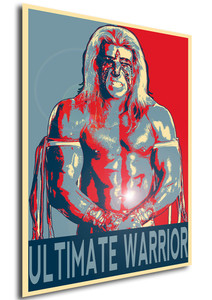 Poster Propaganda Wrestling Wrestler Ultimate Warrior Poster Propaganda Wrestling Wrestler Ultimate Warrior