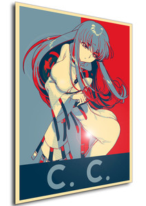 Poster Propaganda Code Geass Lelouch C C Propaganda World Poster Propaganda Code Geass Lelouch C C Propaganda World