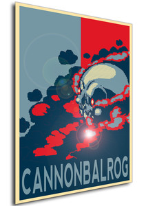 Poster - Propaganda - Enter the Gungeon - Cannonbalrog
