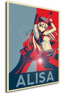 Poster - Propaganda - God Eater - Alisa Ilinichina Amiella variant Poster - Propaganda - God Eater - Alisa Ilinichina Amiella variant