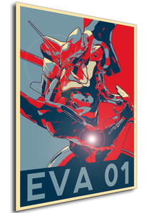 Poster - Propaganda - Neon Genesis Evangelion - Eva 01 Variant Poster - Propaganda - Neon Genesis Evangelion - Eva 01 Variant