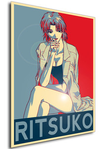 Poster - Propaganda - Neon Genesis Evangelion - Ritsuko Akagi Variant Poster - Propaganda - Neon Genesis Evangelion - Ritsuko Akagi Variant