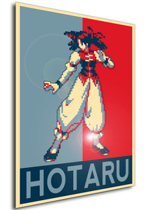 Poster - Propaganda - Pixel Art - Fatal Fury Garou Mark of the Wolves - Hotaru Poster - Propaganda - Pixel Art - Fatal Fury Garou Mark of the Wolves - Hotaru