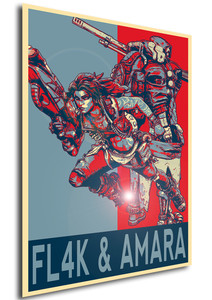 Poster - Propaganda - Borderlands - Fl4k & Amara