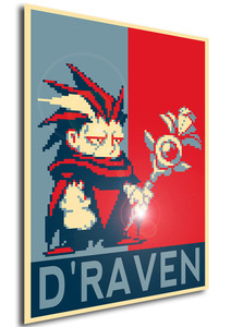 Poster - Propaganda - Pixel Art - Dungeons & Dragons Shadow over Mystara - D'raven Poster - Propaganda - Pixel Art - Dungeons & Dragons Shadow over Mystara - D'raven