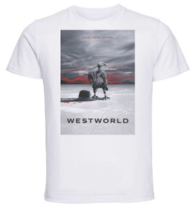 T-Shirt Unisex - White - Playbill - TV Series - Westworld Variant 02 T-Shirt Unisex - White - Playbill - TV Series - Westworld Variant 02