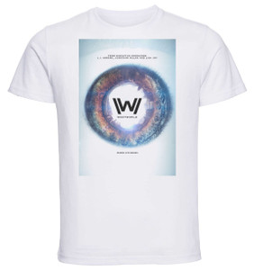 T-Shirt Unisex - White - Playbill - TV Series - Westworld