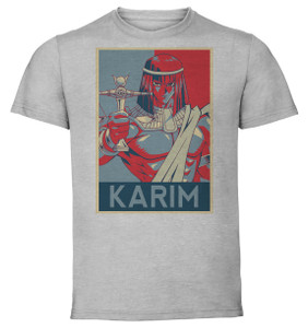 T-Shirt Unisex - Grey - Propaganda - Yu Gi Oh - Karim T-Shirt Unisex - Grey - Propaganda - Yu Gi Oh - Karim