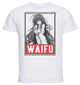 T-Shirt Unisex - White - Waifu - Highschool DxD - Rias Gremory T-Shirt Unisex - White - Waifu - Highschool DxD - Rias Gremory