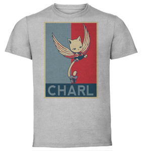 T-Shirt Unisex - Grey - Propaganda - Fairy Tail - Charl