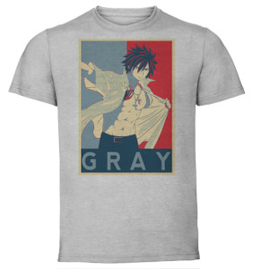 T-Shirt Unisex - Grey - Propaganda - Fairy Tail - Gray