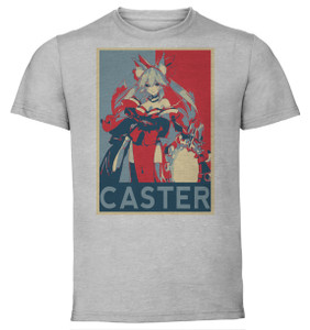 T-Shirt Unisex - Grey - Propaganda - Fate Grand Order - Caster Tamamo T-Shirt Unisex - Grey - Propaganda - Fate Grand Order - Caster Tamamo
