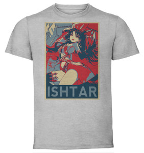 T-Shirt Unisex - Grey - Propaganda - Fate Grand Order - Ishtar T-Shirt Unisex - Grey - Propaganda - Fate Grand Order - Ishtar
