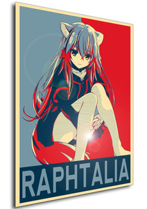 Poster - Propaganda - Rising of The Shield Hero - Tate No Yuusha - Raphtalia K Poster - Propaganda - Rising of The Shield Hero - Tate No Yuusha - Raphtalia K