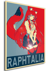 Poster - Propaganda - Rising of The Shield Hero - Tate No Yuusha - Raphtalia N
