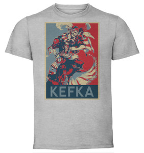 T-Shirt Unisex - Grey - Propaganda - Final Fantasy Dissidia - Kefka T-Shirt Unisex - Grey - Propaganda - Final Fantasy Dissidia - Kefka
