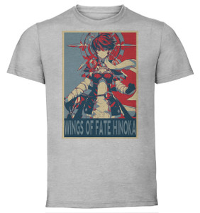 T-Shirt Unisex - Grey - Propaganda - Fire Emblem - Wings of Fate Hinoka