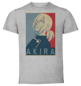 T-Shirt Unisex - Grey - Propaganda - Food Wars - Akira