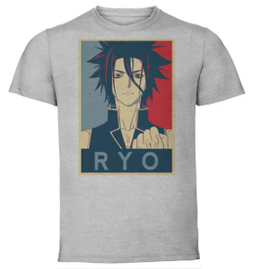 T-Shirt Unisex - Grey - Propaganda - Food Wars - Ryo