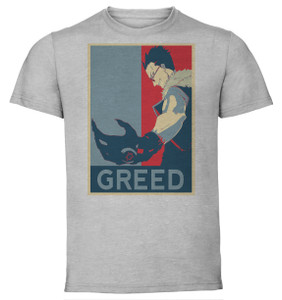 T-Shirt Unisex - Grey - Propaganda - Fullmetal Alchemist - Greed Primo