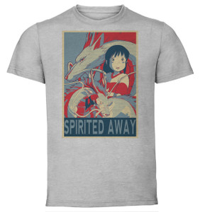 T-Shirt Unisex - Grey - Propaganda - Ghibli - Spirited Away