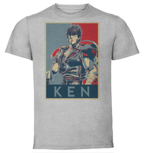 T-Shirt Unisex - Grey - Propaganda - Hokuto no Ken - Kenshiro